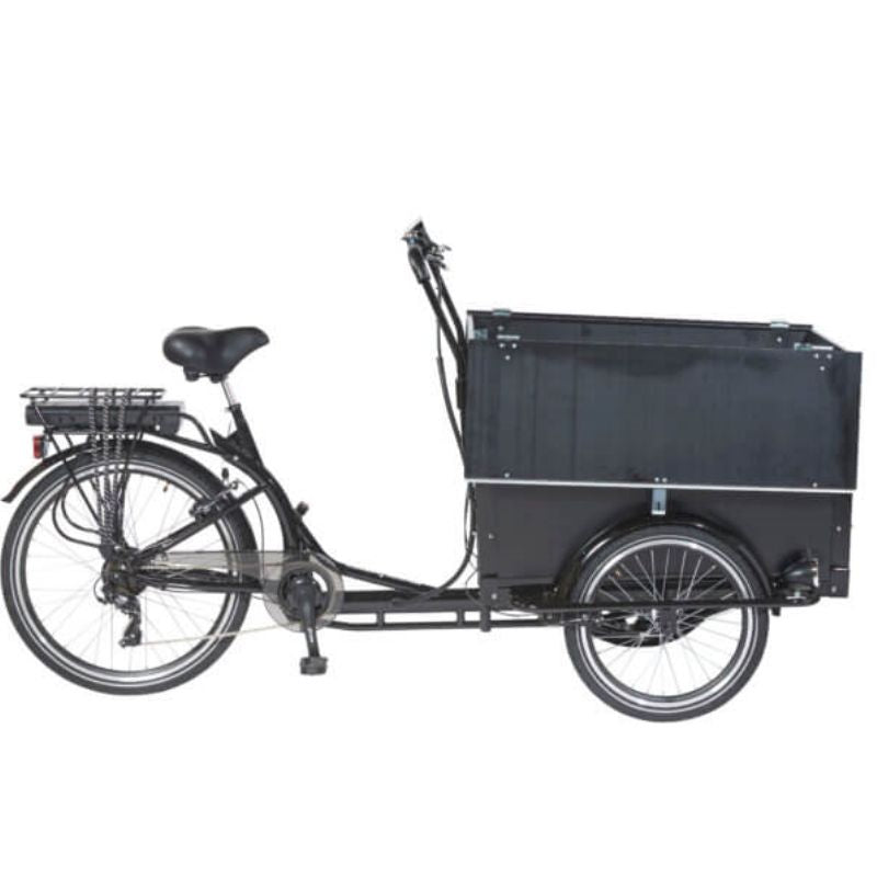 AMCargoBikes Curve Workman 2 Cargo Electric Tricycle – Black