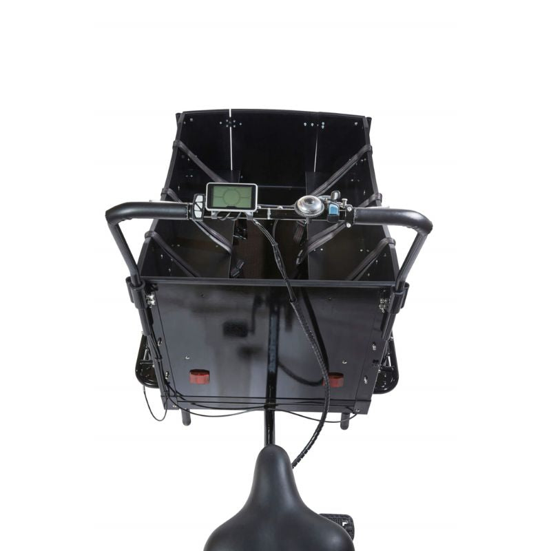 AMCargoBikes Kindergarten Cargo Electric Tricycle – Black